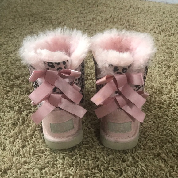 UGG Other - Pink leopard print girls UGG boots